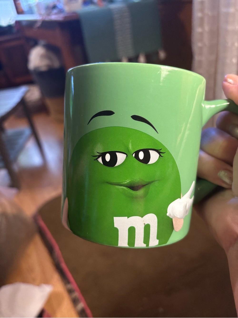 M&M'S Ms. Green Character Ceramic Mug
